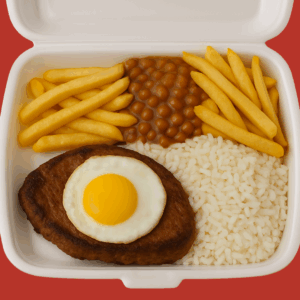 Bife à cavalo + salada grátis