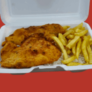 Filé de Frango à Milanesa + salada grátis