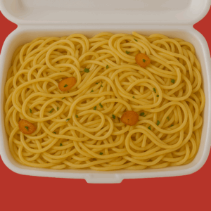 Macarrão Alho e Óleo + Salada grátis