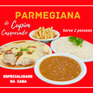 Parmegiana de Cupim + Salada grátis - Serve 2 Pessoas