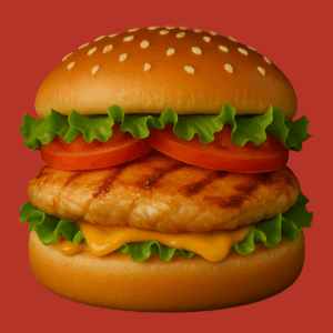 X filé de frango